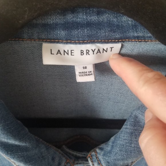 Lane Bryant Size 16 Denim Jacket - Picture 2 of 2